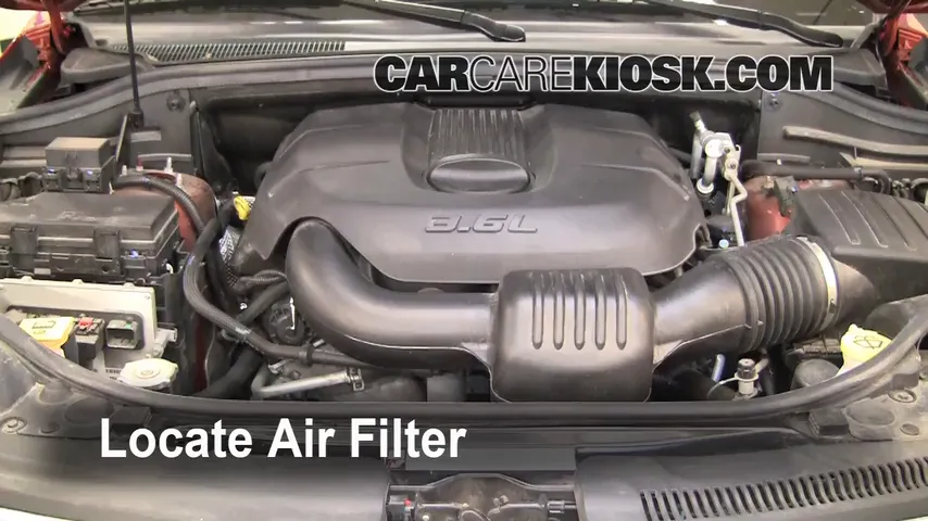 2011 Jeep Grand Cherokee Laredo 3.6L V6 Filtre à air (moteur)